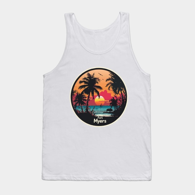 Fort Myers Florida Tank Top by VelvetRoom